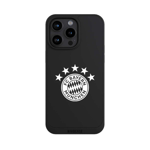 Apple iPhone 15 Pro Max NIVOpure Logo FCB Uni avec Étoiles - sans Fond