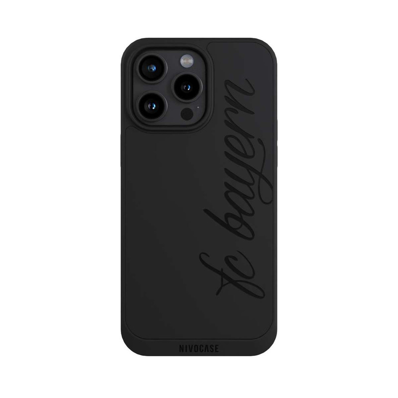 iPhone 15 Pro Max NIVOpure Schwarzes FCB Girlmotiv - ohne Hintergrund