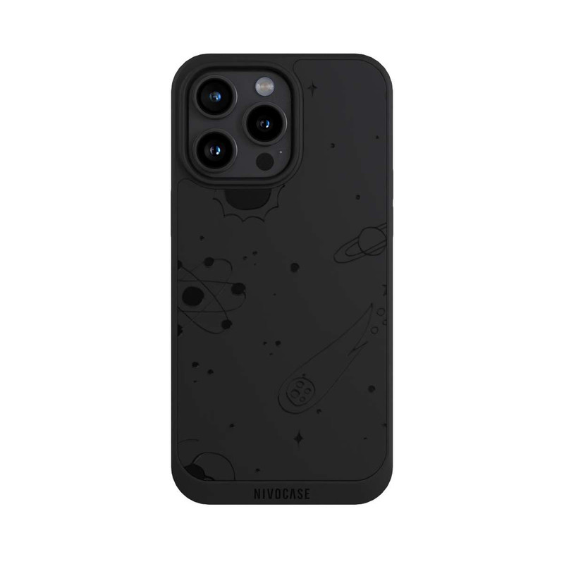 iPhone 15 Pro Max NIVOpure Galaxie noire sans fond