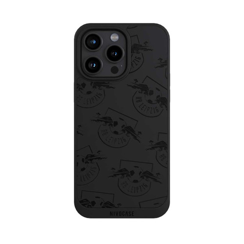Apple iPhone 15 Pro Max NIVOpure Logos RB Leipzig Schwarz - ohne Hintergrund