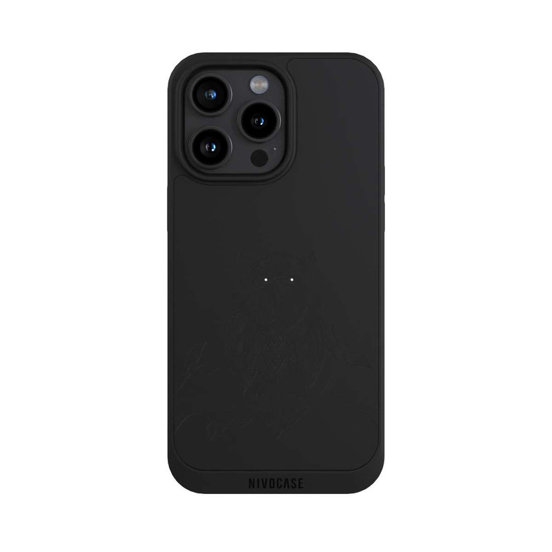 iPhone 15 Pro Max NIVOpure Mandala de hibou sans fond