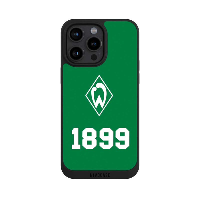 iPhone 15 Pro Max NIVOpure 1899 Grün-Weiß Lebenslang Grün - Werder Bremen