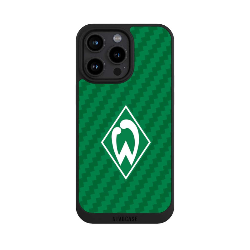 iPhone 15 Pro Max NIVOpure Carbonlook - Werder Bremen
