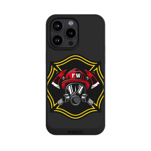 Apple iPhone 15 Pro Max NIVOpure Feuerwehr Wappen