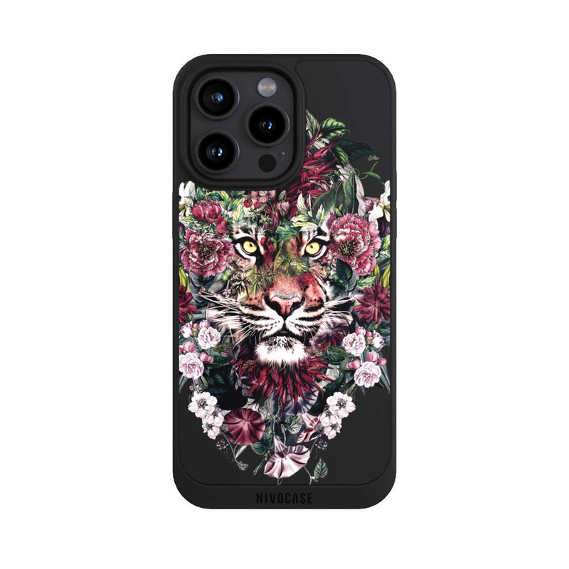 iPhone 15 Pro Max NIVOpure Tigre floral sans fond