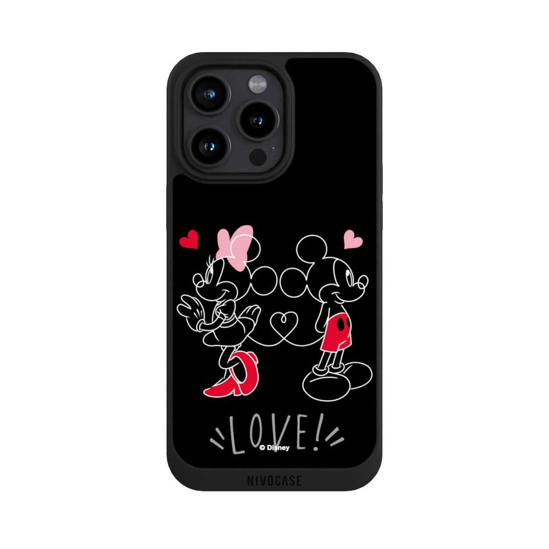 iPhone 15 Pro Max NIVOpure Souris amoureuse noire