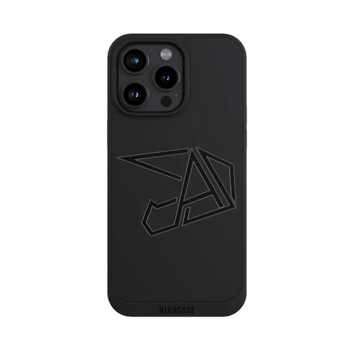 Apple iPhone 15 Pro Max NIVOpure Logo schwarz transparent