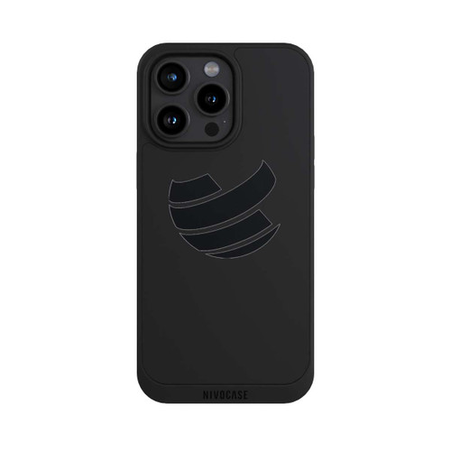 Apple iPhone 15 Pro Max NIVOpure Icon Schwarz Transparent