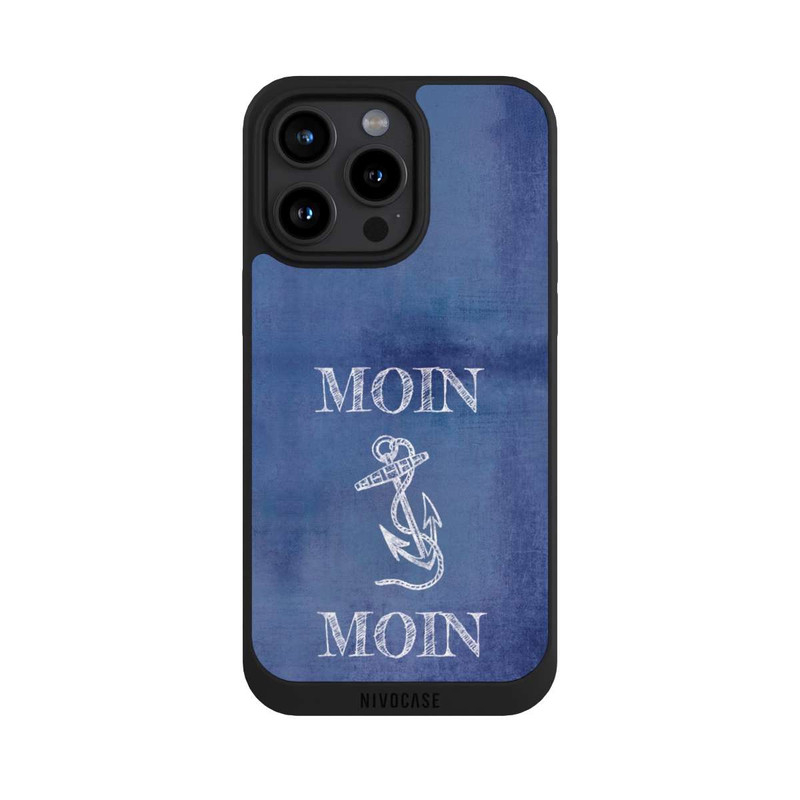 iPhone 15 Pro Max NIVOpure Moin Anker grunge blau