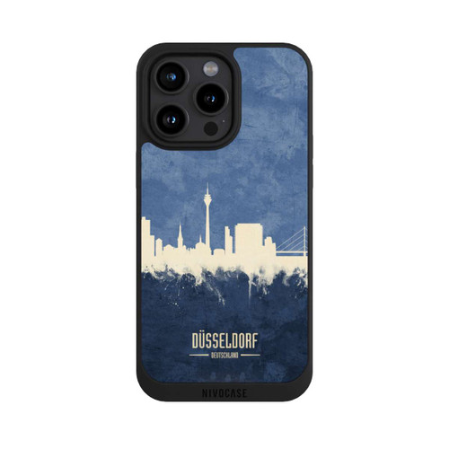 Apple iPhone 15 Pro Max NIVOpure Düsseldorf Allemagne Skyline