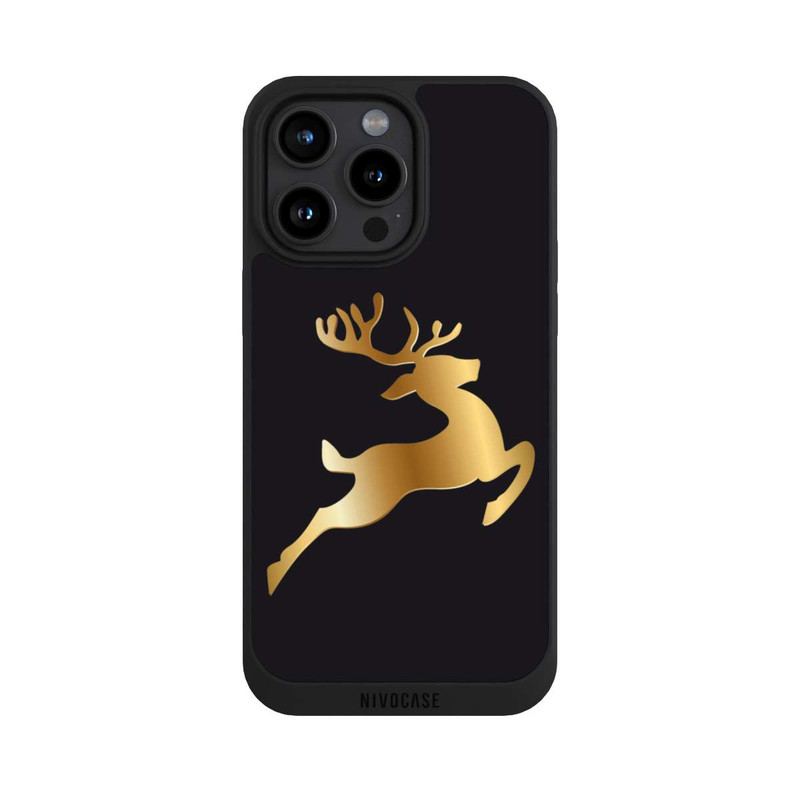 iPhone 15 Pro Max NIVOpure Gold Reindeer