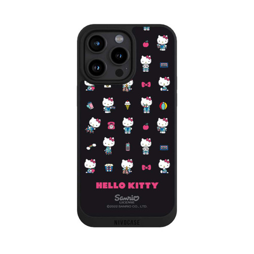 Apple iPhone 15 Pro Max NIVOpure Hello Kitty 90s Schwarz