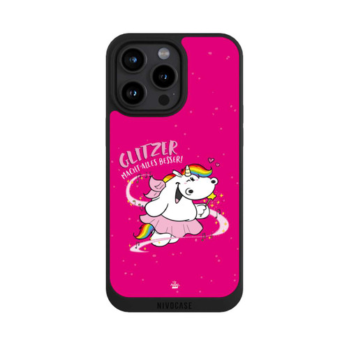 Apple iPhone 15 Pro Max NIVOpure Pummelfee Glitzer 
