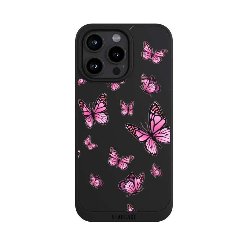iPhone 15 Pro Max NIVOpure Butterflies pink