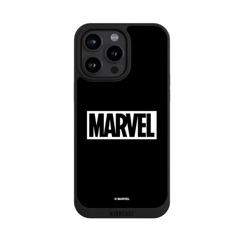 iPhone 15 Pro Max NIVOpure Marvel Logo Black