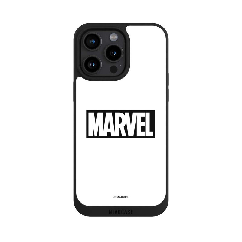 iPhone 15 Pro Max NIVOpure Marvel Logo White