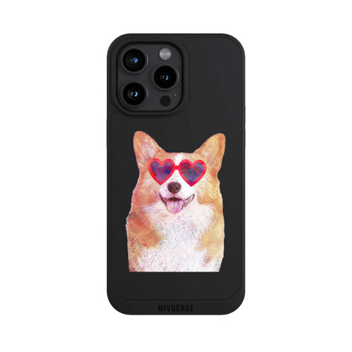 Apple iPhone 15 Pro Max NIVOpure Cute Corgi Transparent
