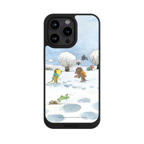 Apple iPhone 15 Pro Max NIVOpure Kleiner Bär und kleiner Tiger im Schnee