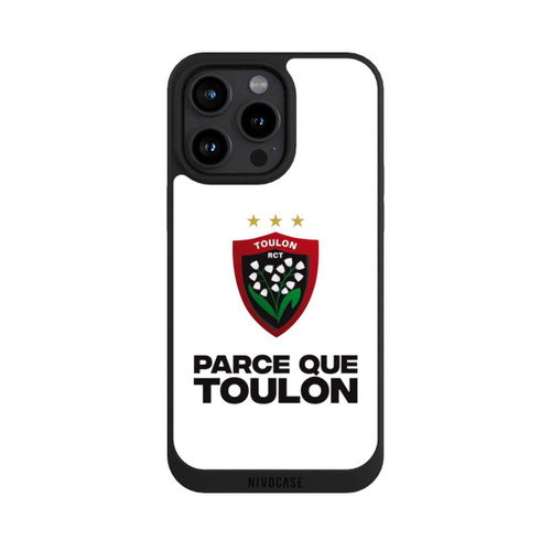 Apple iPhone 15 Pro Max NIVOpure RC Toulonnais Blanc
