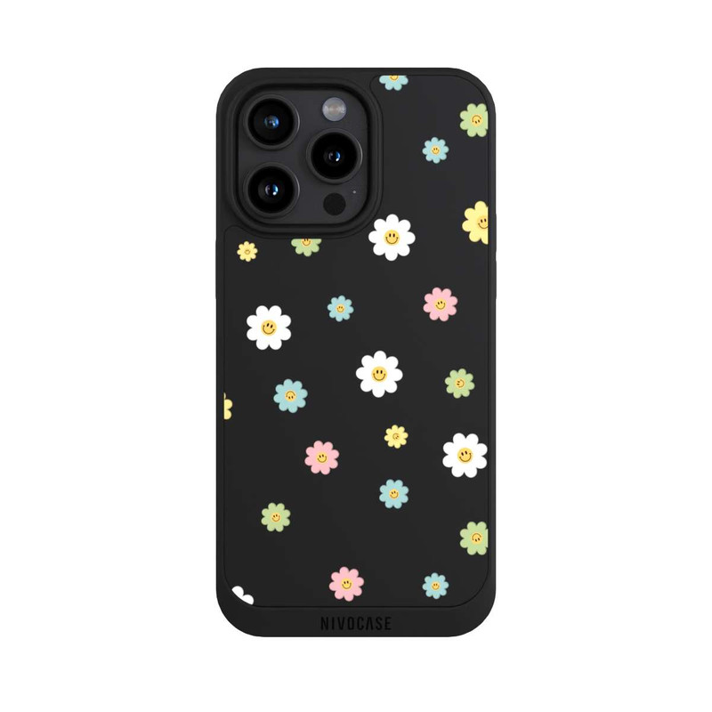 iPhone 15 Pro Max NIVOpure Flower Power klein transparent