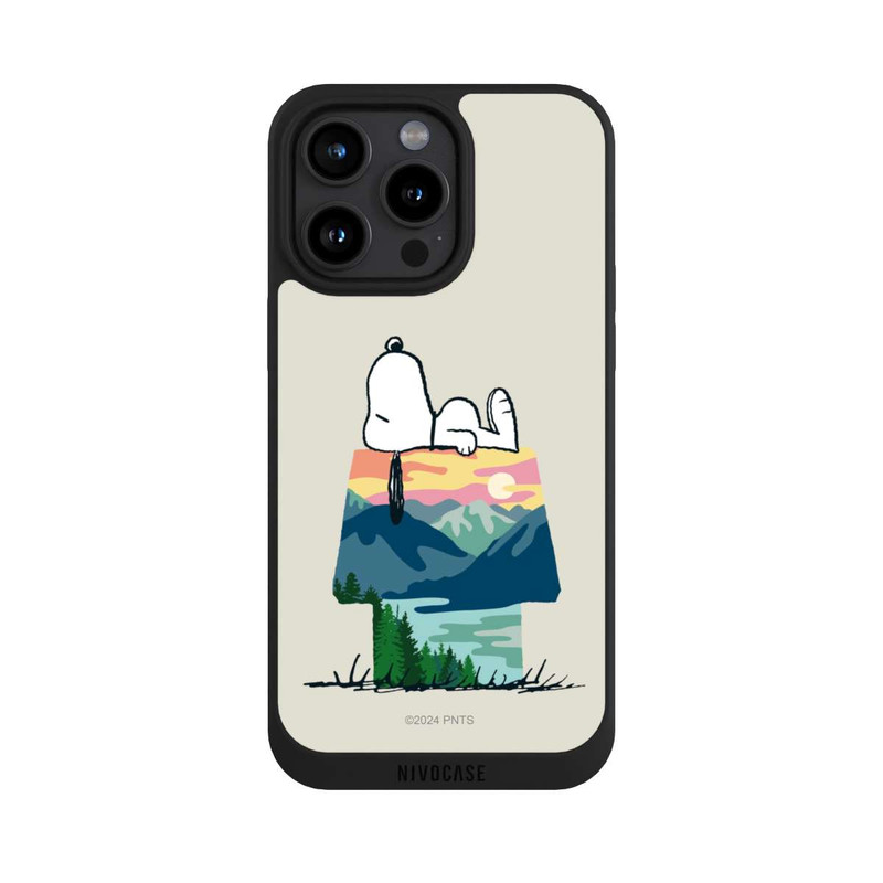 iPhone 15 Pro Max NIVOpure Snoopy Camping Hütte