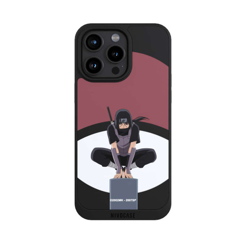 Apple iPhone 15 Pro Max NIVOpure Itachi Uchiha Symbol transparenter Hintergrund