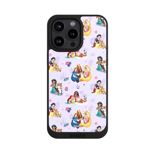 Apple iPhone 15 Pro Max NIVOpure Princess Floral Pattern Purple