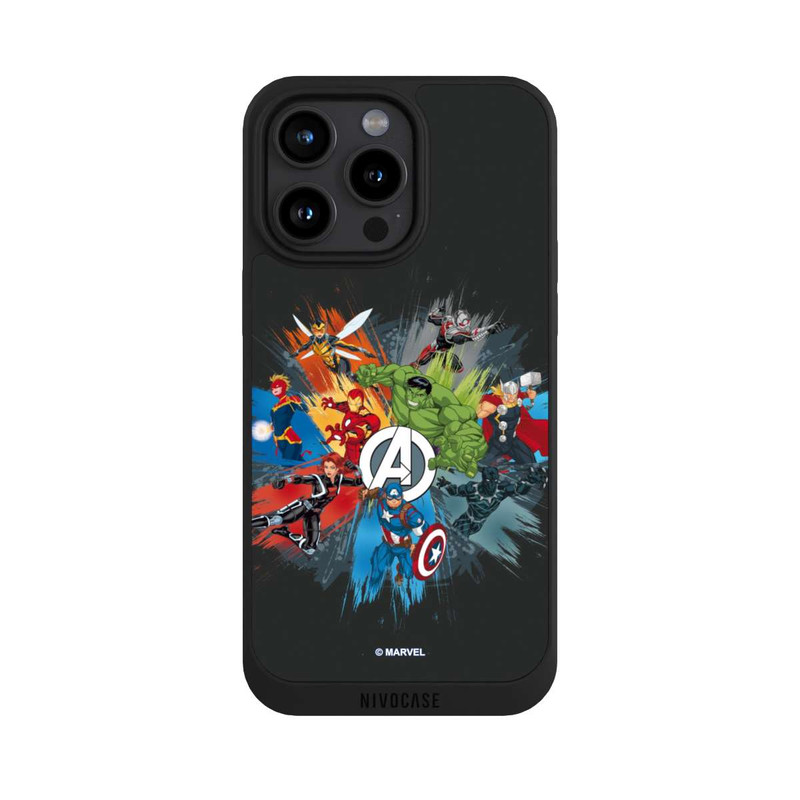 iPhone 15 Pro Max NIVOpure Marvel's Avengers Black