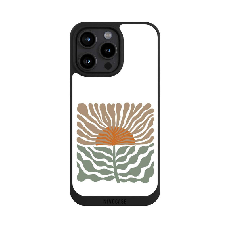iPhone 15 Pro Max NIVOpure Fleurs au Lever du Soleil Boho