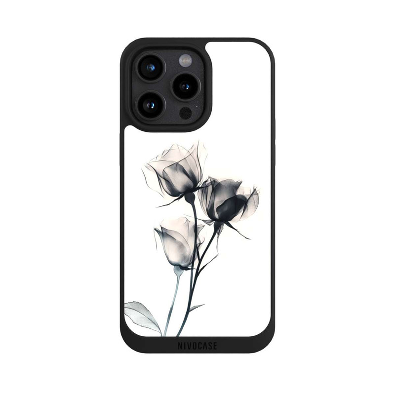 iPhone 15 Pro Max NIVOpure Schwarze Blume