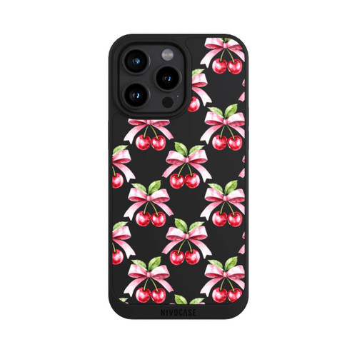 Apple iPhone 15 Pro Max NIVOpure Cherry Bow Art with AI