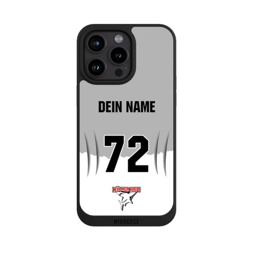 Apple iPhone 15 Pro Max NIVOpure Kölner Haie Trikotmotiv Personalisierbar