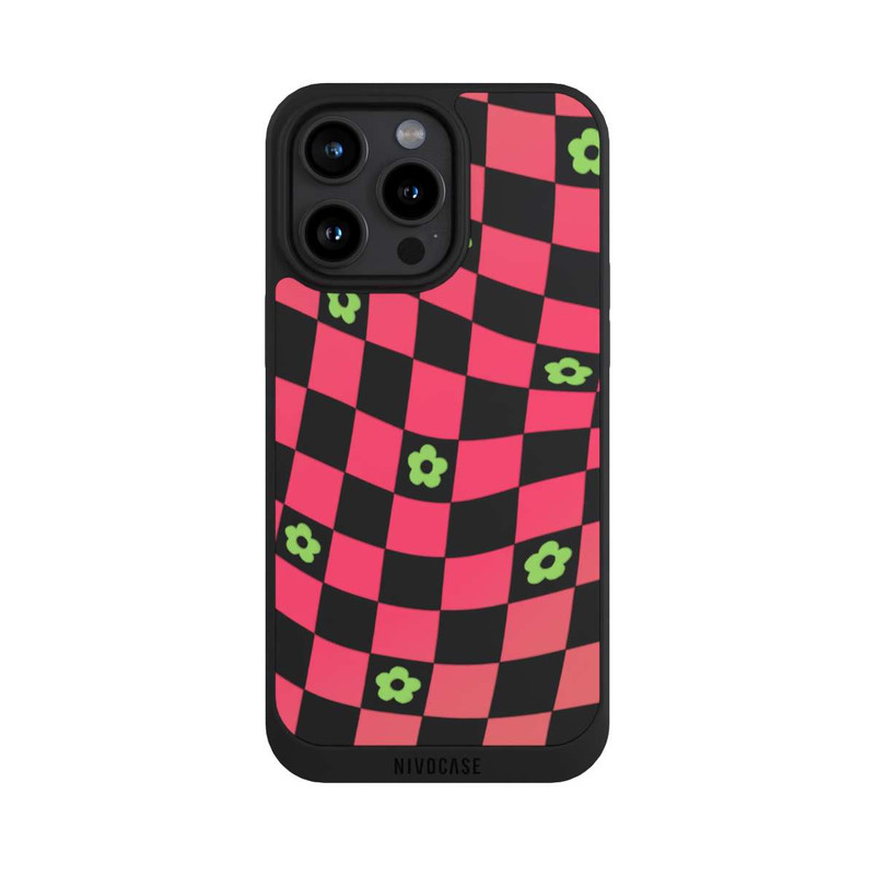 iPhone 15 Pro Max NIVOpure Gänseblümchen Kariert