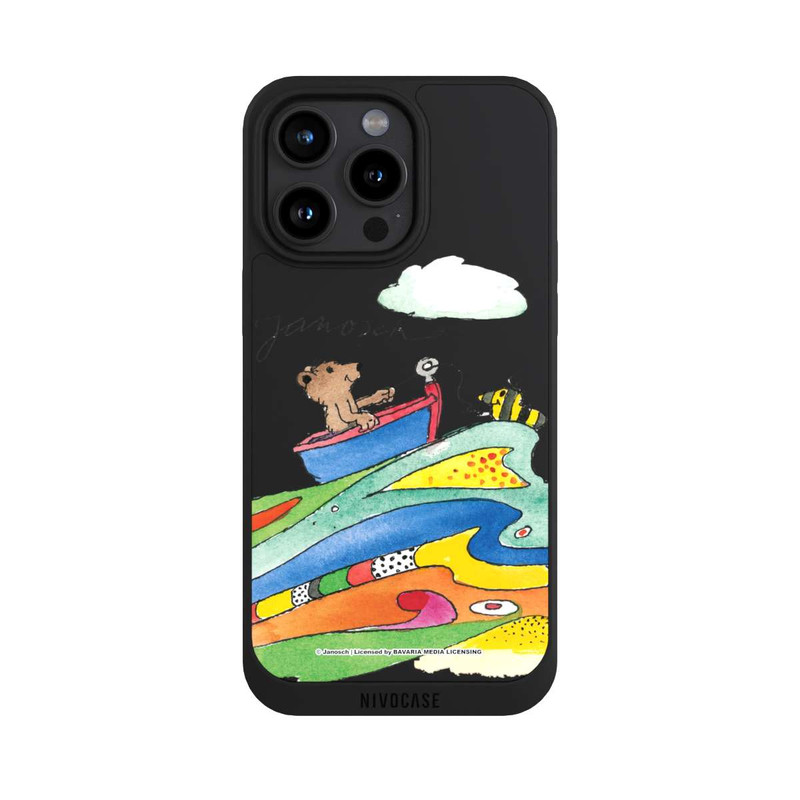 iPhone 15 Pro Max NIVOpure Bär und Tigerente Boot Transparent
