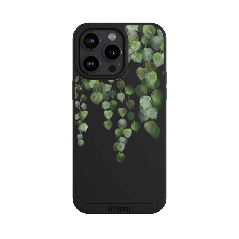 iPhone 15 Pro Max NIVOpure Eucalyptus Hanging Watercolor Transparent