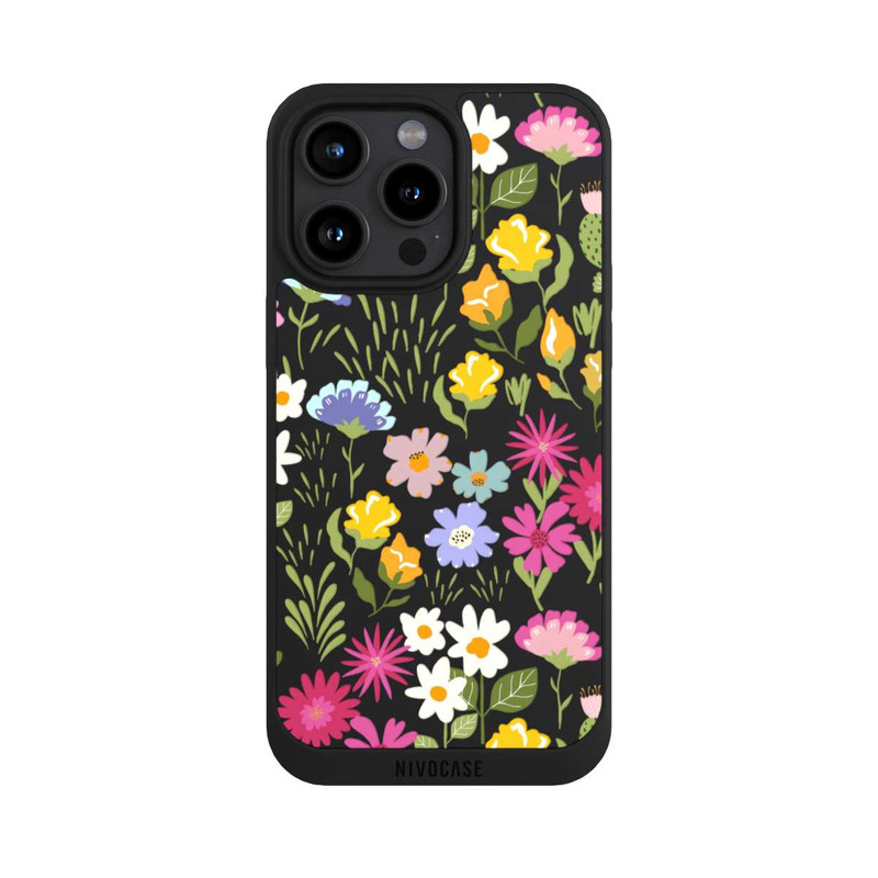 iPhone 15 Pro Max NIVOpure Summer Flowers Pattern Transparent