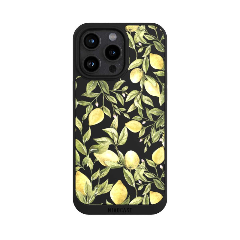 iPhone 15 Pro Max NIVOpure Lemon Summer Pattern Transparent