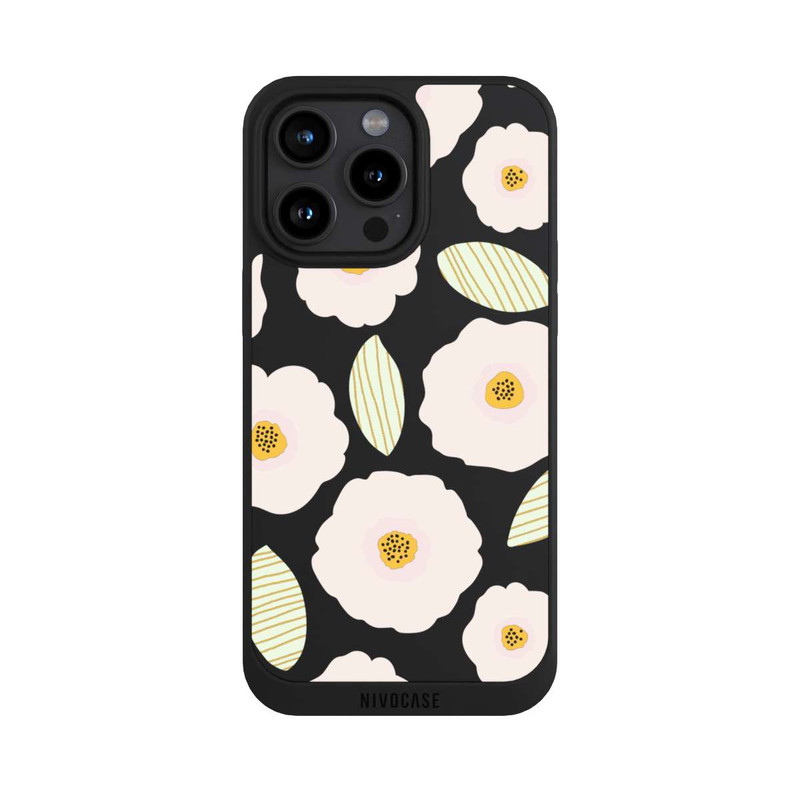 iPhone 15 Pro Max NIVOpure Simple Pastell Flowers Light Transparent