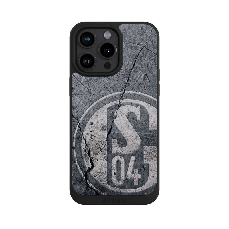 iPhone 15 Pro Max NIVOpure Schalke 04 Beton Look