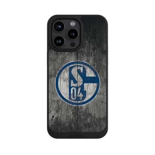 Apple iPhone 15 Pro Max NIVOpure Schalke 04 Holz Look