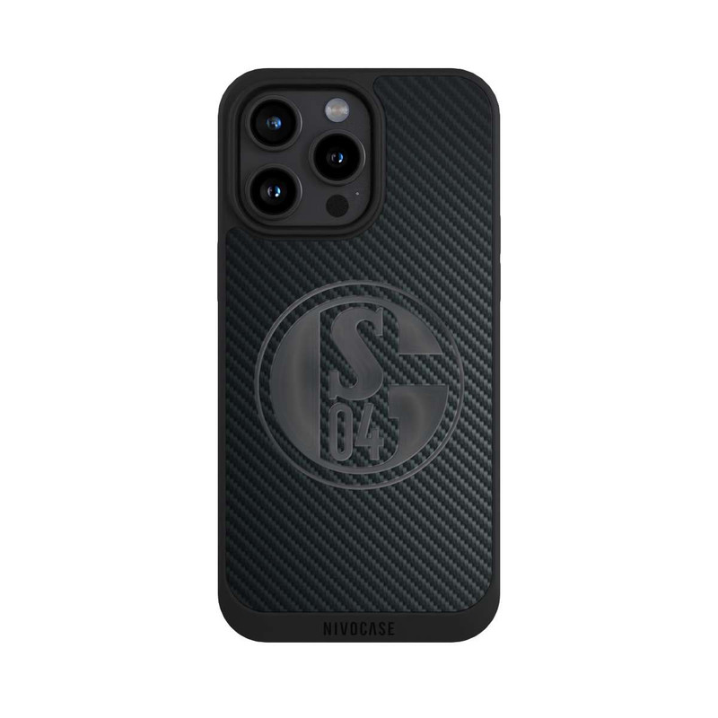 iPhone 15 Pro Max NIVOpure Schalke 04 Carbon Look