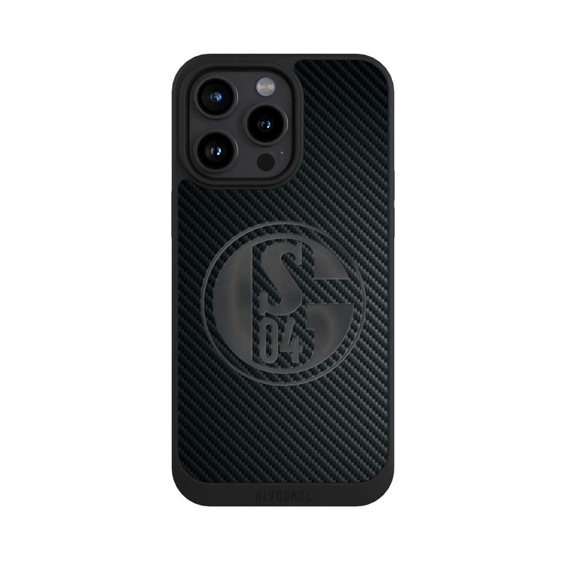 iPhone 15 Pro Max NIVOpure Schalke 04 Carbon Look