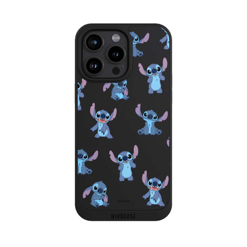Apple iPhone 15 Pro Max NIVOpure Stitch Faces Pattern Transparent