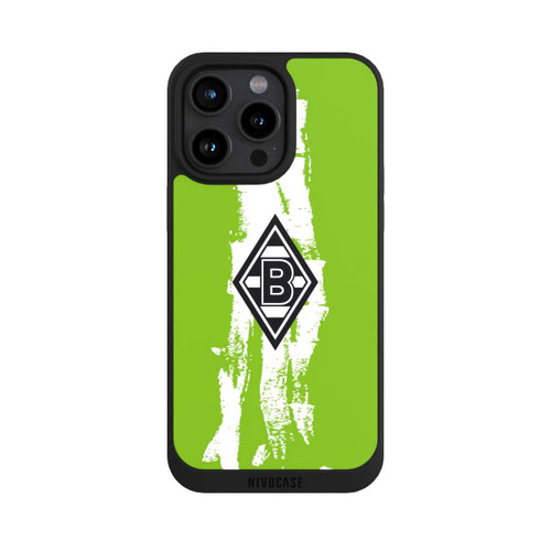 Apple iPhone 15 Pro Max NIVOpure Borussia Logo Grün Weiß