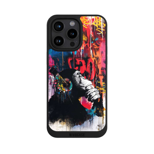 Apple iPhone 15 Pro Max NIVOpure Chimp Blue Streetart