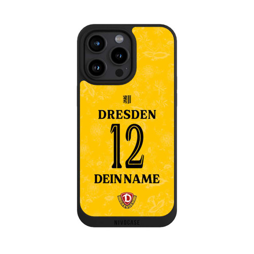 Apple iPhone 15 Pro Max NIVOpure Dynamo Dresden Trikot Personalisierbar 25-26
