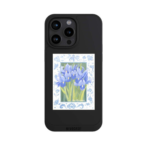 Apple iPhone 15 Pro Max NIVOpure Blue Iris, by Jennifer Abbott