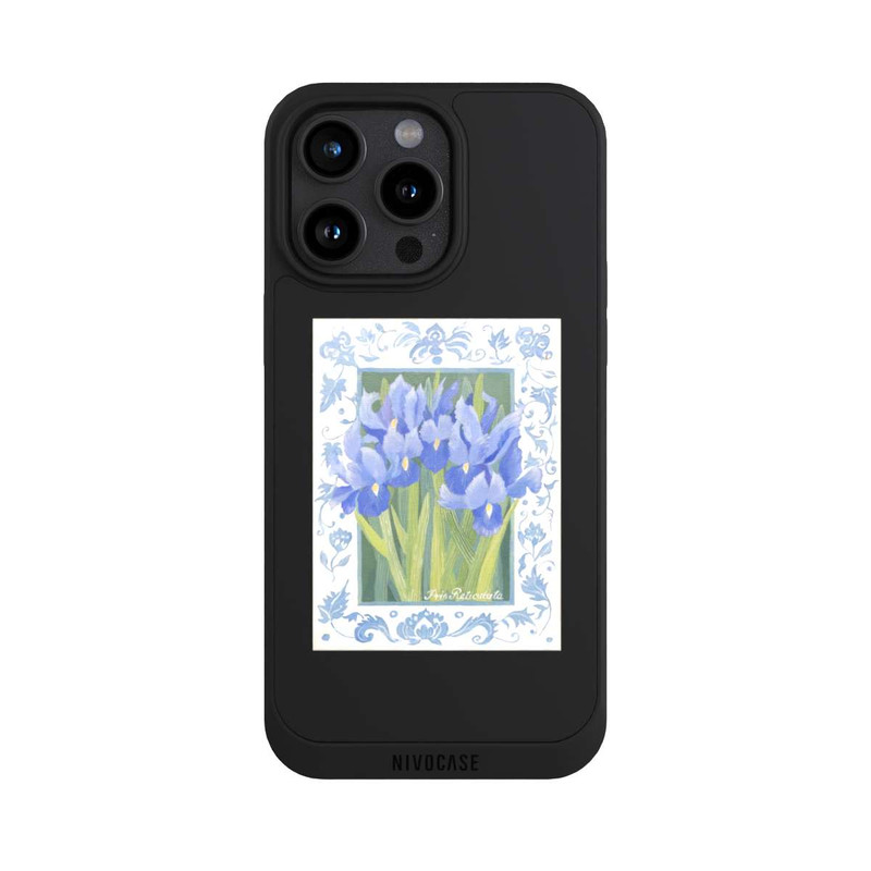 iPhone 15 Pro Max NIVOpure Blue Iris, by Jennifer Abbott
