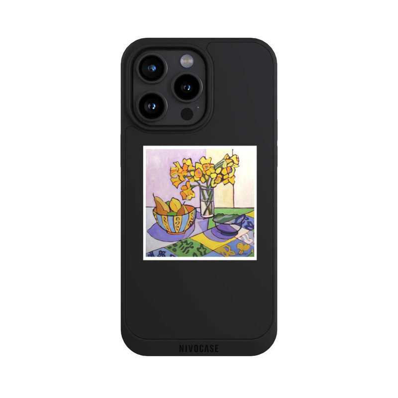 iPhone 15 Pro Max NIVOpure Daffodil Patchwork, 2023, by Catherine J Martzloff