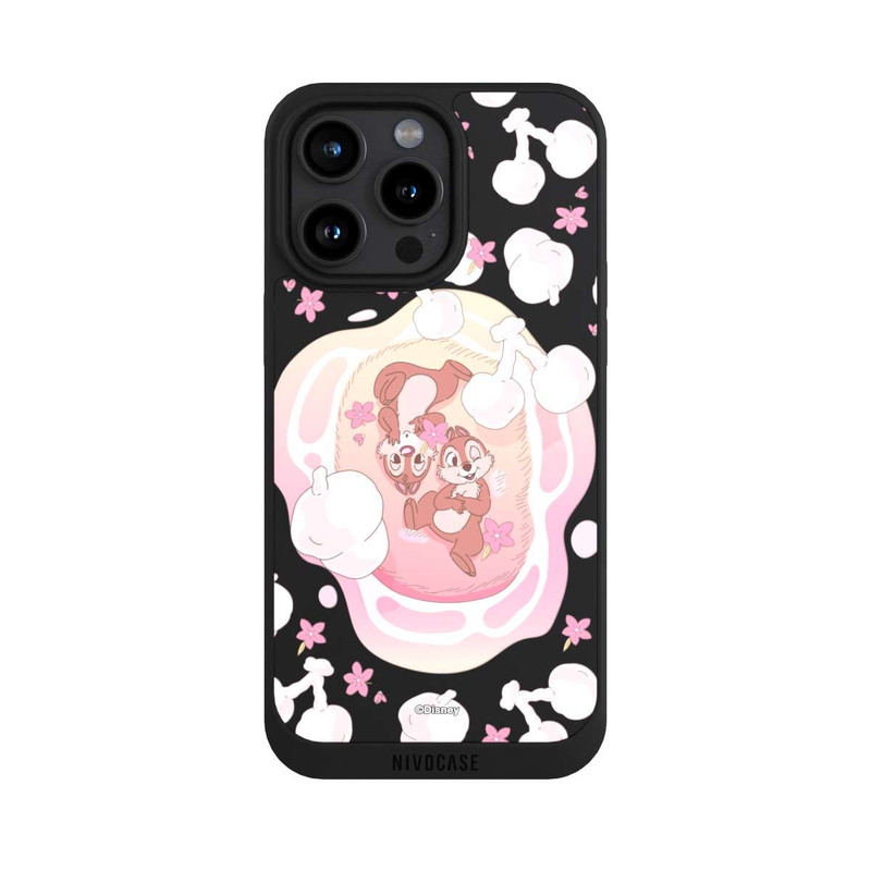 iPhone 15 Pro Max NIVOpure Chip and Dale Pink Transparent